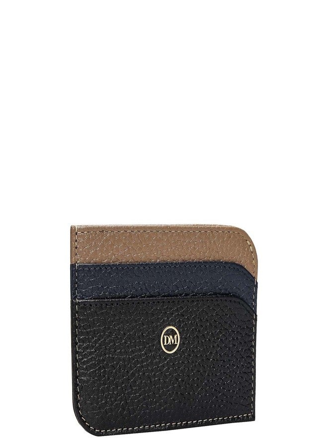 Da Milano Leather Card Holder for Men & for Women - Black (CA-10336) - Image 2